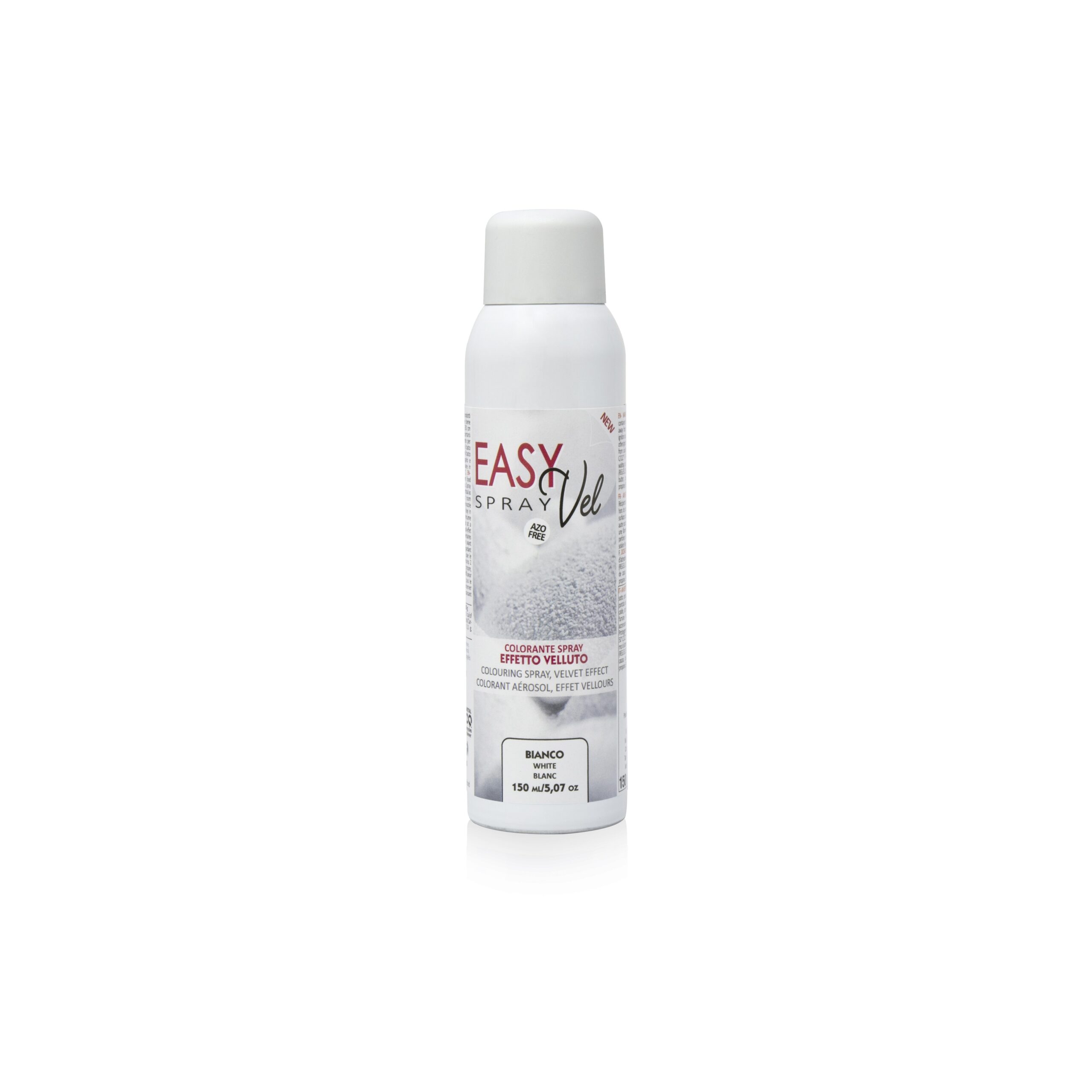 Colorant naturel Blanc spray Velly effet velours 250ml Azo Free